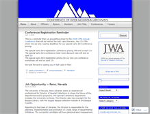 Tablet Screenshot of cimarchivists.org